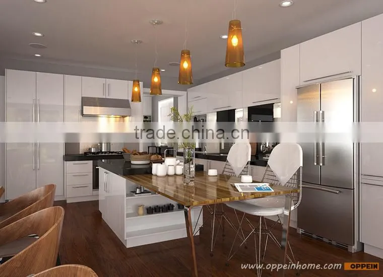 European Style Prefab Lacquer High Gloss Kitchen Cabinets