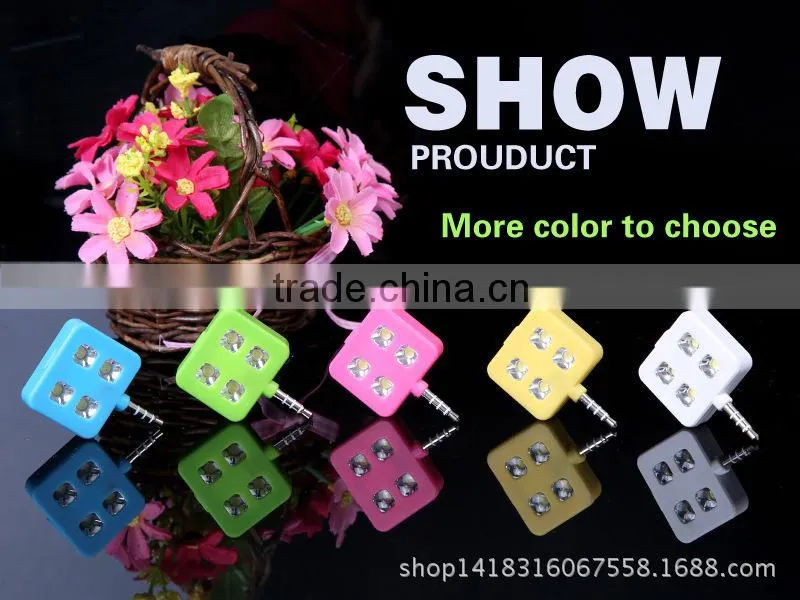 For iphone 6 samung IBLAZR flashing mini led video light Enhan Mini portable led flash light , selfie flash led