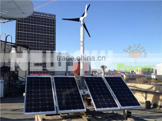 wind turbine and solar panel hybrid system 1000w wind turbine