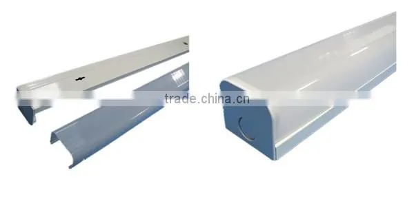 TUV-CE,SAA plastic ceiling light cover indoor wall mount led fixture linear lamp fitting