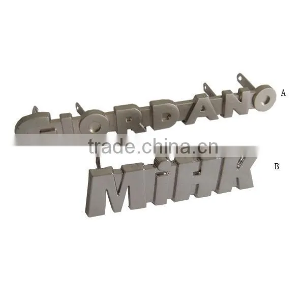 Fashion metal label for luggage/bag