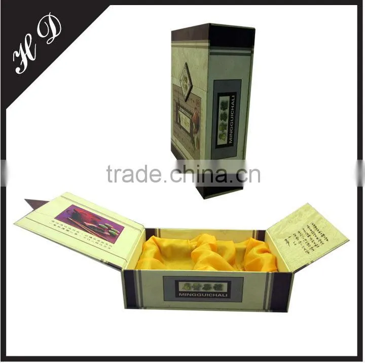 2014 Double Door Custom Wood Tea Box Wholesale