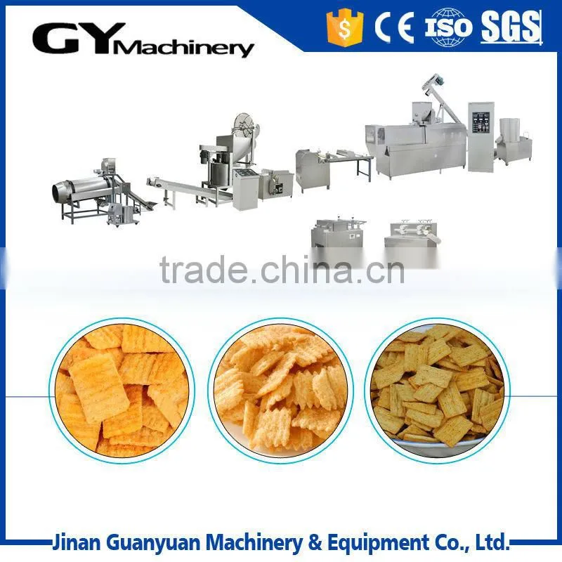 Fully automatic rice crust snack production line/snack machine