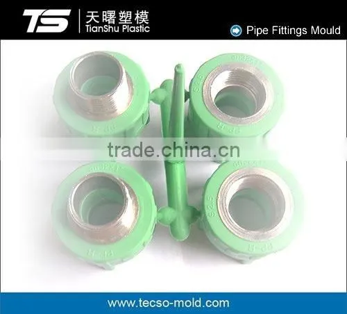 plastic injection mould for pipe fittings mould