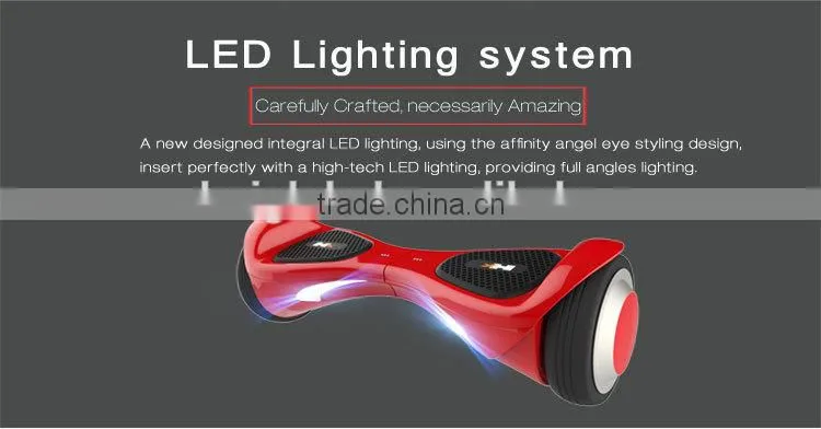 HX 6.5 inch and 8 inch electric self balance board scooter two wheel