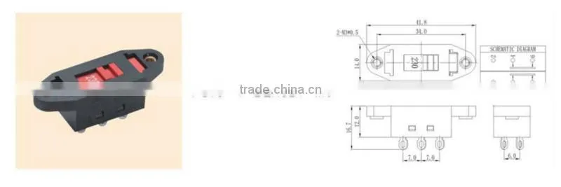Hight current Slide Switch &115-230V slide switch