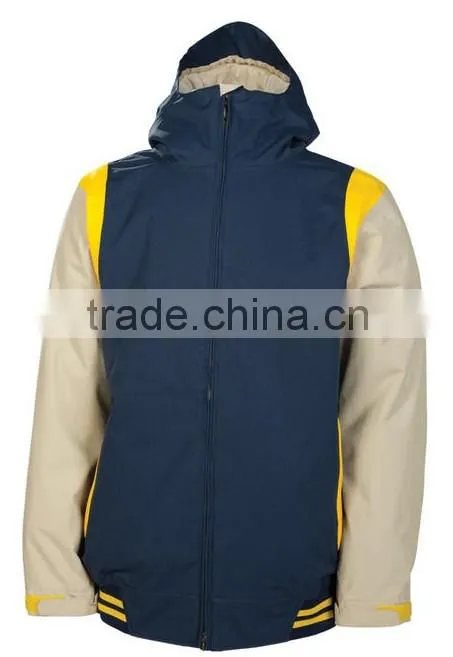 winter padded nylon jacket wholesale with hood for men