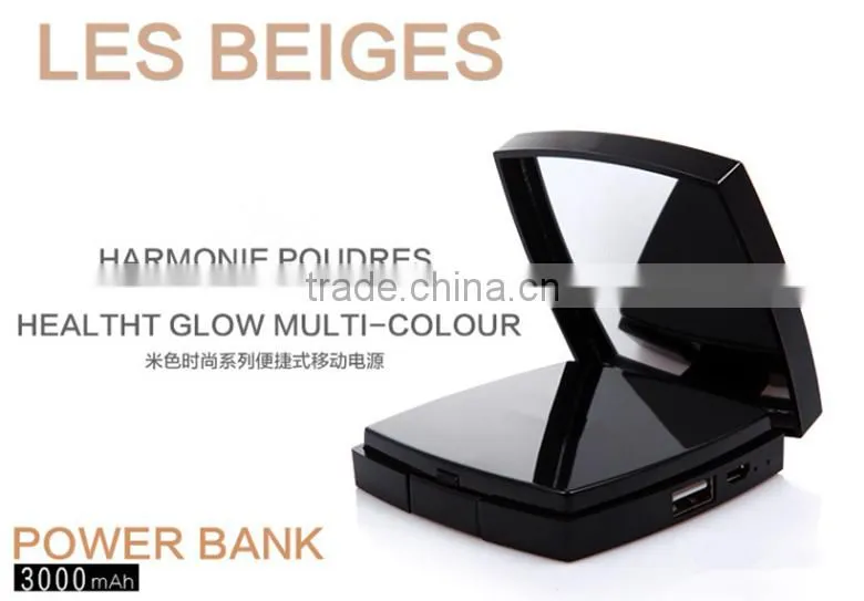 2016 Luxurious usb powerbank for female
