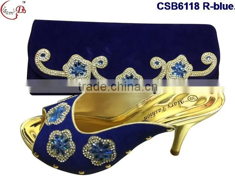 CSB6118 2016 The latest fashion woman italy style high heel sandal shoes with fashionable bags
