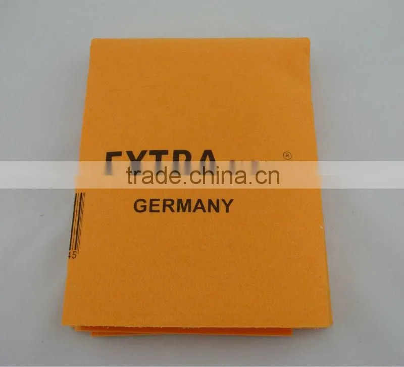 Germany extra clean logo printed orange super absorbent floor wipers