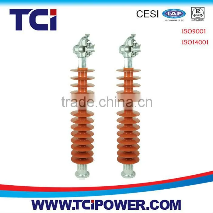 66kV Polymer Insulator Line Post Insulator with clamp