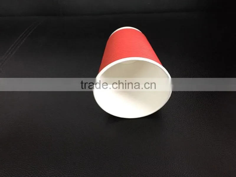 ripple wall insulated disposable paper cup