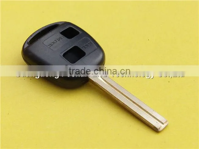 Car key replacement 2 buttons remote key shell case for Toyota Prado RAV4 TOY40 blade