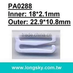 metal bra slide and bra strap hook and adjuster (PA0273/6.5mm inner)