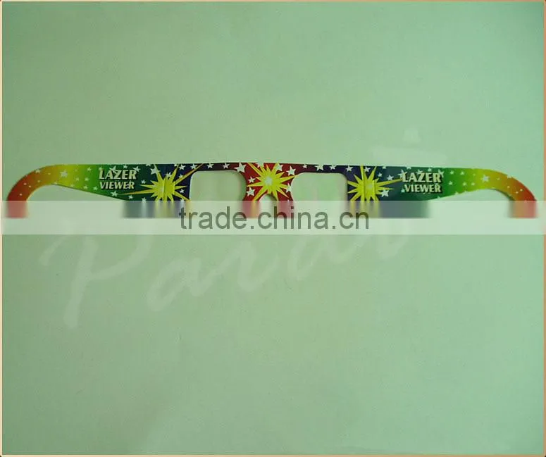 2015 Music concert paper 3d fireworks diffraction eyeglasses