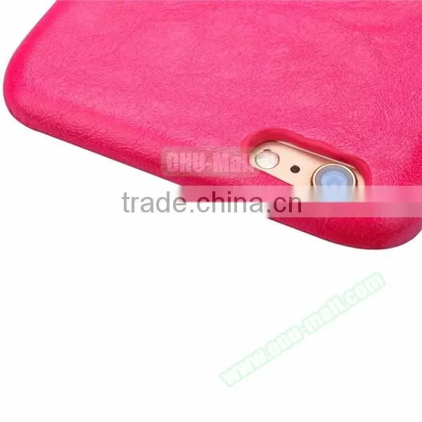 2016 Hot Selling Leather Coated Hard Case for iPhone 6s, Cover for iPhone 6 with Back Card Slot