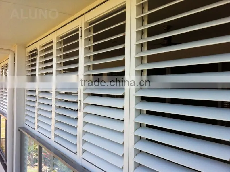 Aluminium Louvered Bifold Shutters/Louvered Bifold Window Shutters for Outdoor