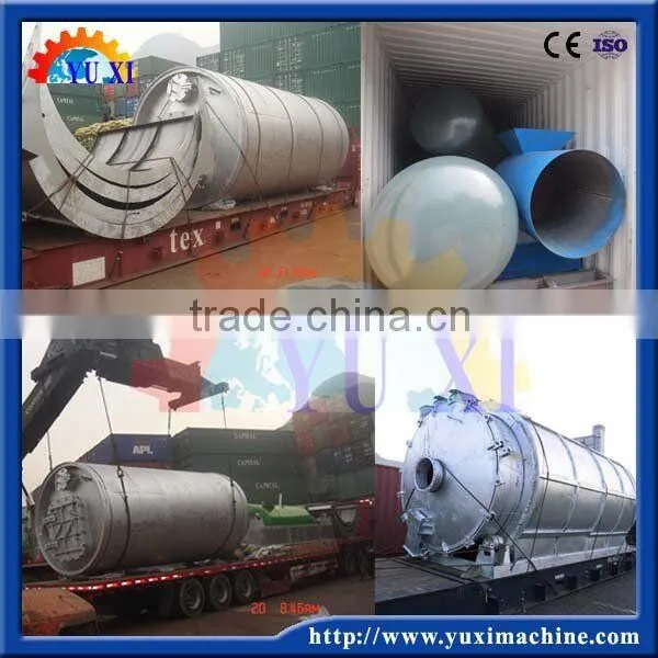 European standard waste rubber pyrolysis machine / waste plastic pyrolysis plant popular in Poland