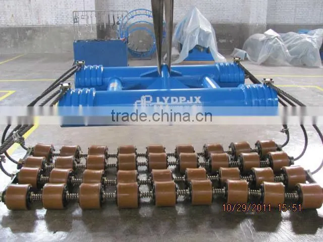 pipe lowering in cradle
