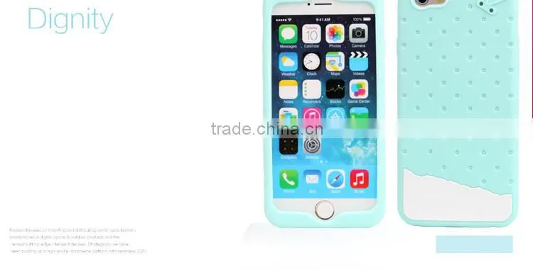 hot sell pc animel sex girl mobe phone case with Ice-cream color for iphone6 tpu clear cases for iphone