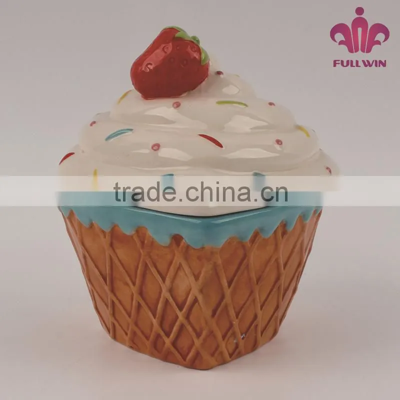 Hand-painted Ceramic Strawberry Boxes