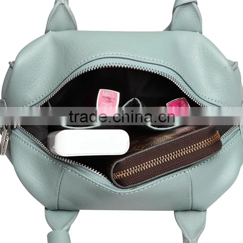 Popular style ladies leather shoulder bag china supplier online shopping