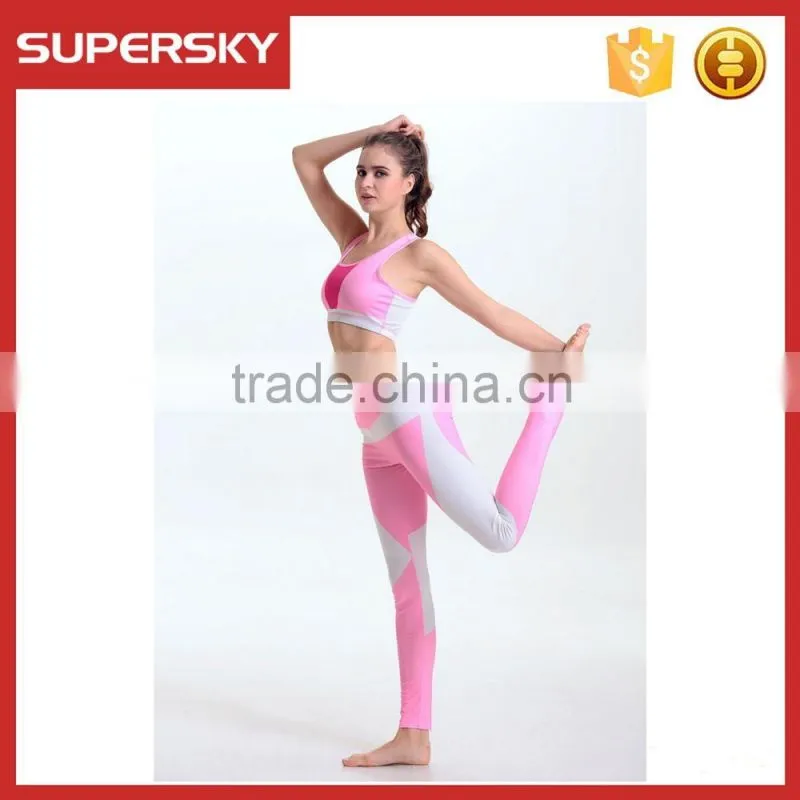 K-826 Workout Gym Yoga Wear For Women Fitness Sublimation Print Legging Pants