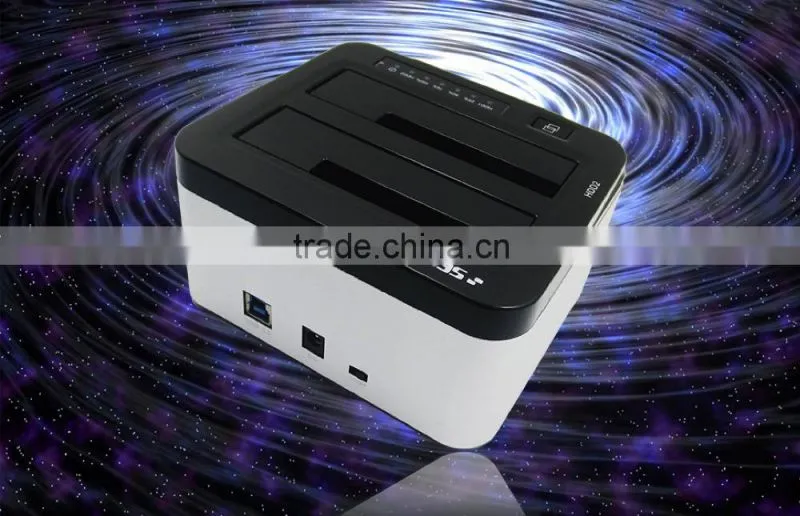 High quality USB3.0 Dual bay 2.5 and 3.5 sata hard driver dock(2 in 1)