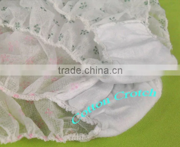 Lady Disposable Underwear with Printing