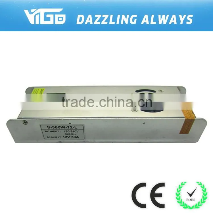 12v 220v mini switching led power supply 360w