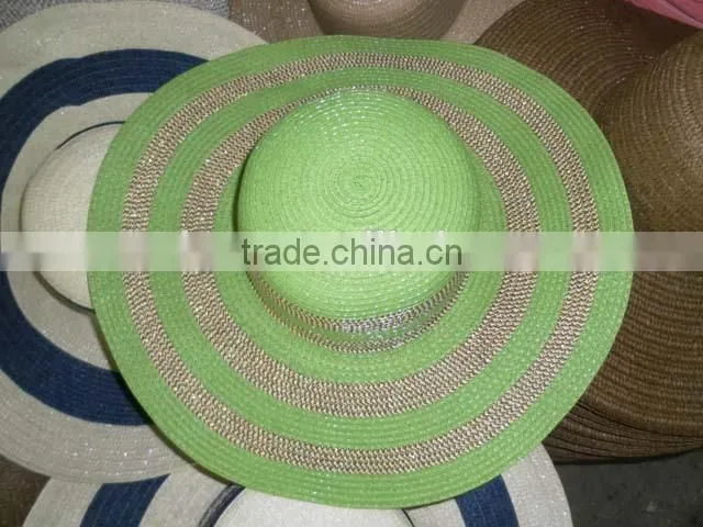 Top grade High reflective nice lady straw cap