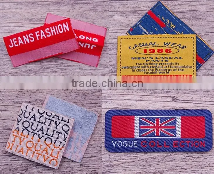 Two layer high quality embroidery label manufacturer cloth label