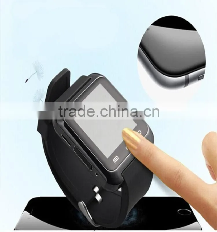 New arrival Touch Screen China Smart Watch Phone Hot wholesale with Pedometer Waterproof Bluetooth U80