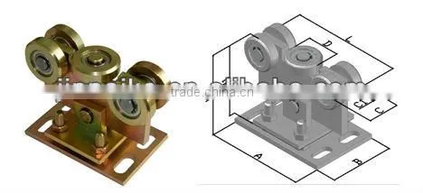Adjustable Cantilever Gate Wheel