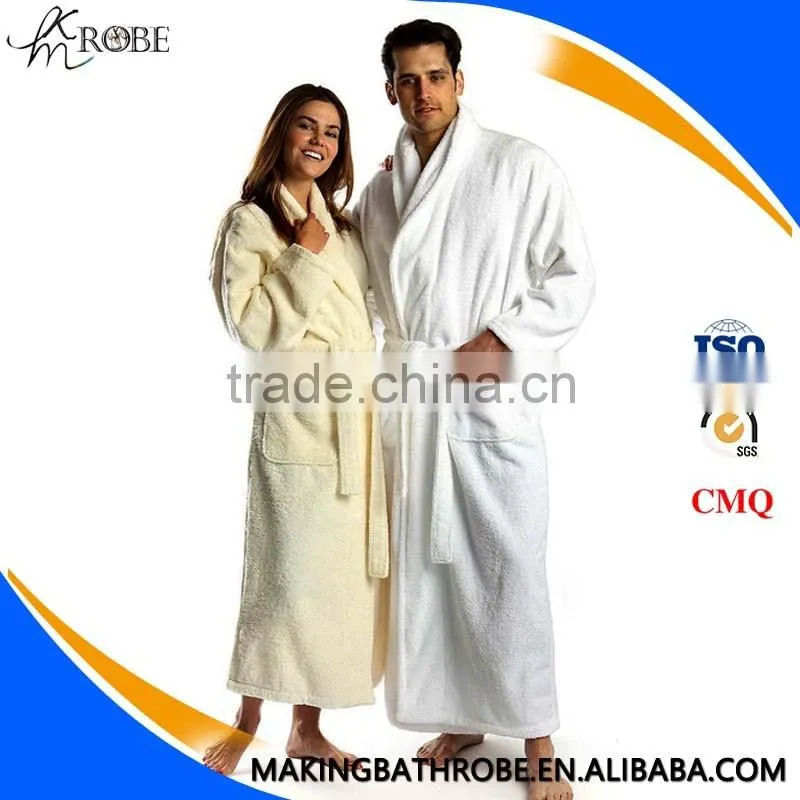 2016 wholesale adult cheap hotel cotton bathrobe