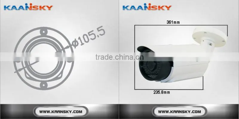 2 Megapixels AHD Cameras, Night Vision Outdoor IP66 Bullet AHD Cameras