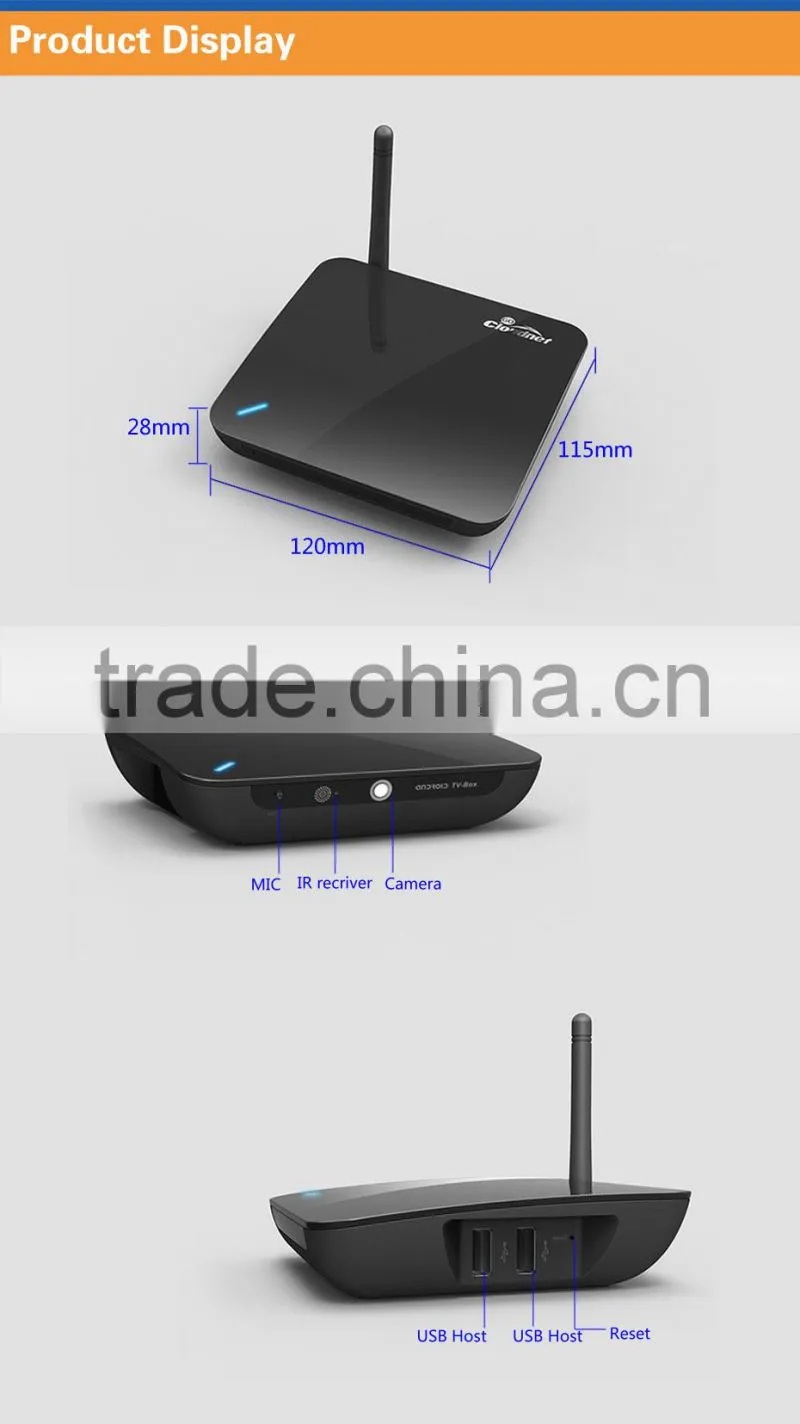 2016 Android TV BOX Rockchip RK3229 Quad 2GHz 32bit ROM 8G RAM 1G