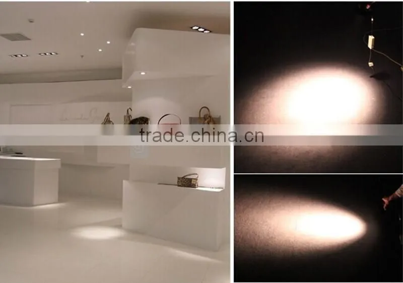 Adjustable ceiling lamp high efficiency grille light modern shop ceiling lamp 10W