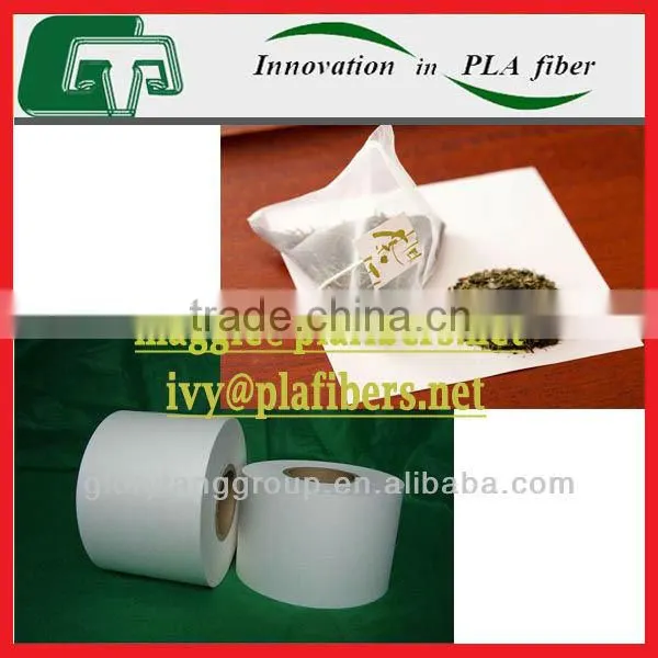 biodegradable pla paper for tea or coffee filter bag, biodegradable pla paper