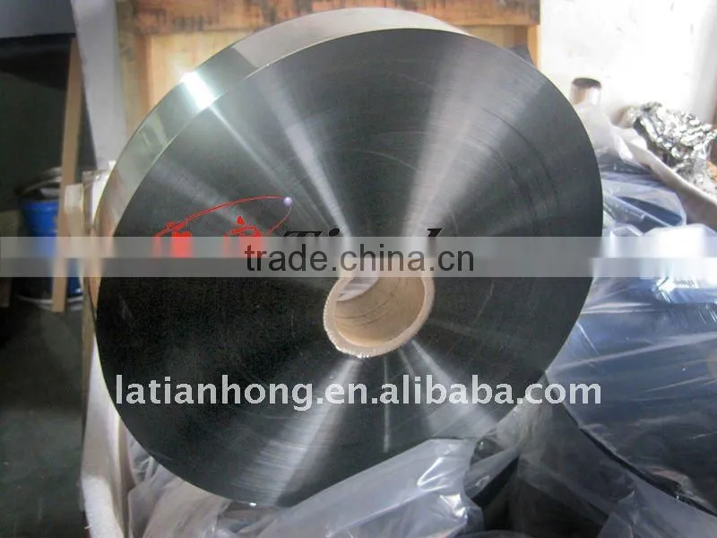 Metallized PET for packaging