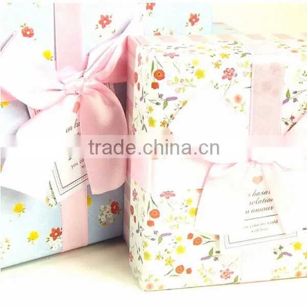 Full Printing Flower Wedding Gift Box/ Custom Gift Box