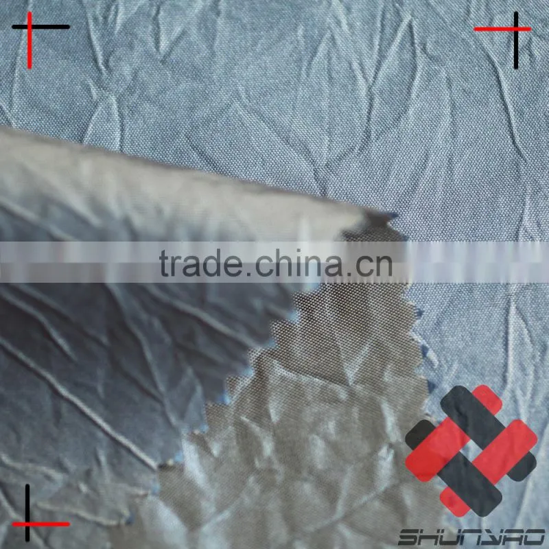 nylon polyester chameleon fabric np taffeta crushed