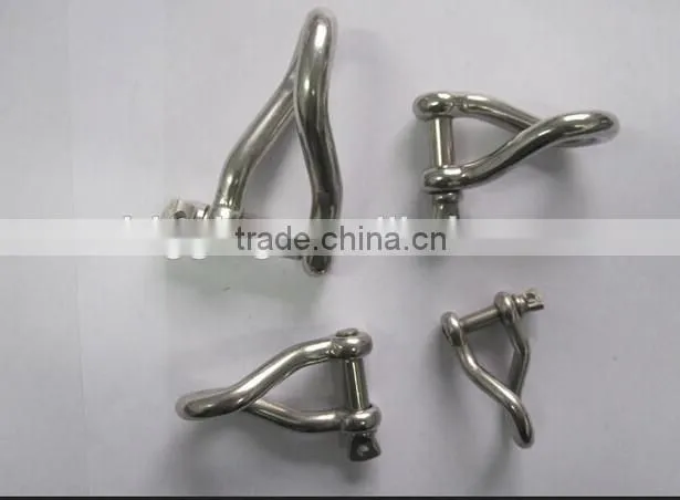 Stainless Steel Twisted Shackle
