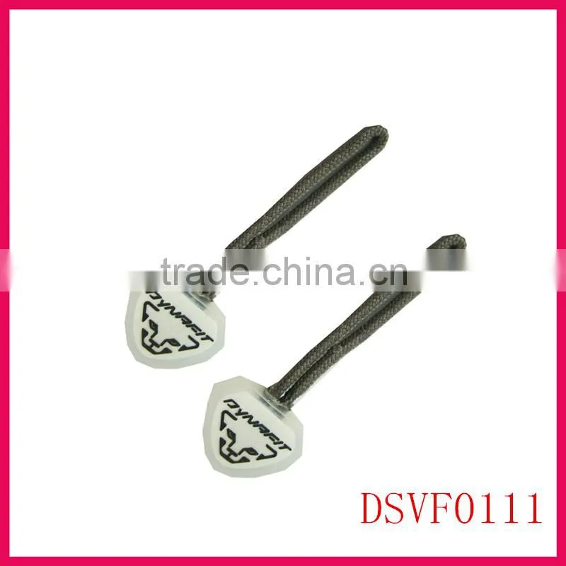 Painted Letter Cute Logo with Zipper Puller