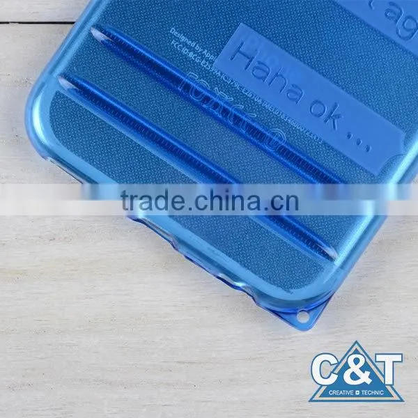 C&T New style popular slim transparent tpu mobile phone shell for iphone 6s