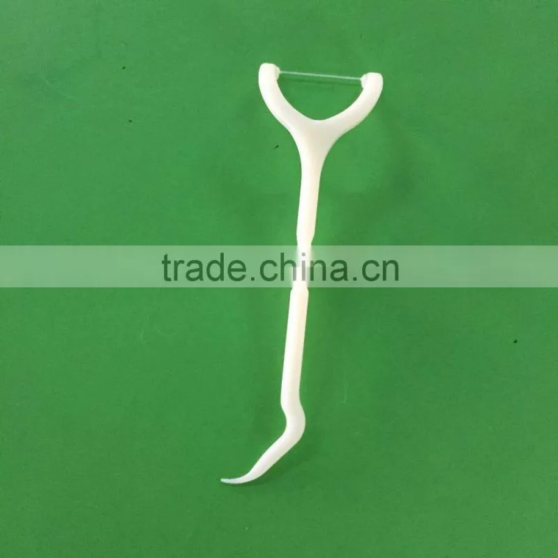 Y shape UHMWPE dental floss pick