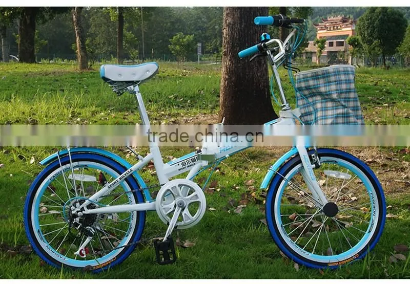 Folding Bicycles 20-Inch Variable Speed Cycling Students Mini Ultra-Portable Ladies Cars Sell Like Hot Cakes!