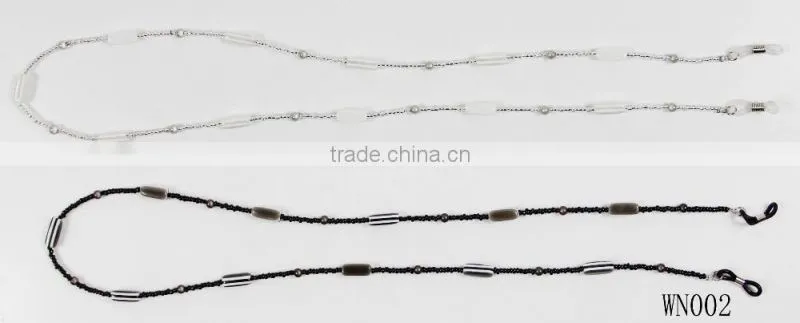 Fasion handmade pearl beads glasses cords and chains for eyewear