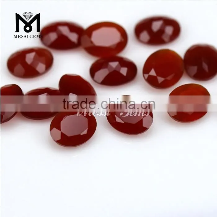 Wholesale Oval 8x10 Red Agate Beads
