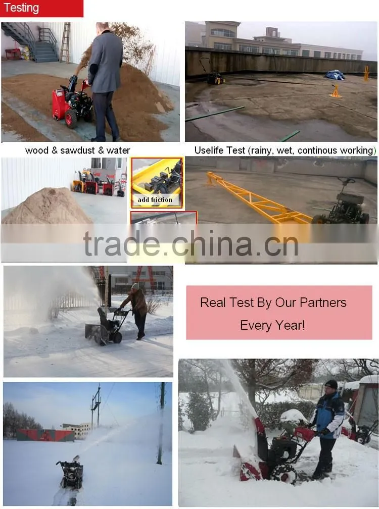 24"/61CM 6.5HP Manul Start Snowblower Thrower with CE&GS certified (KCM24D-F)